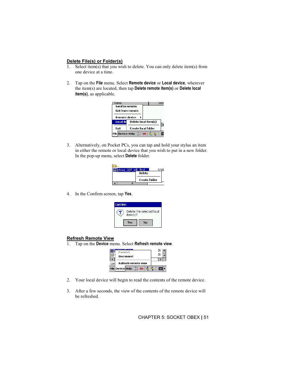 Socket Mobile Bluetooth Connection Kit User Manual | Page 51 / 79