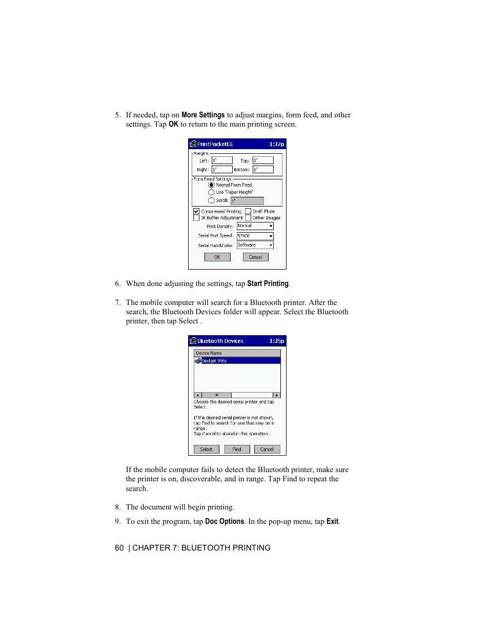 Socket Mobile Bluetooth Connection Kit User Manual | Page 60 / 79