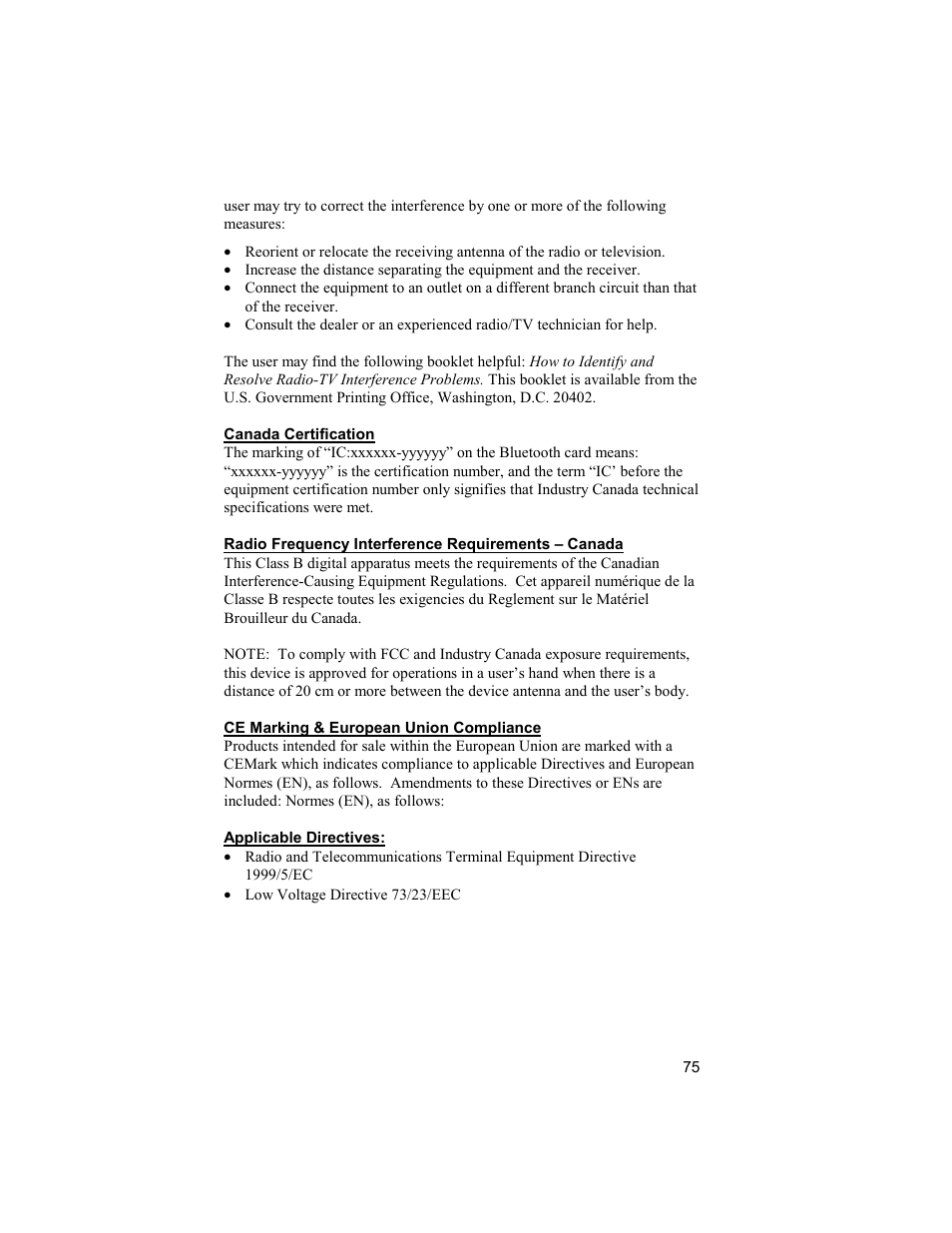 Socket Mobile Bluetooth Connection Kit User Manual | Page 75 / 79