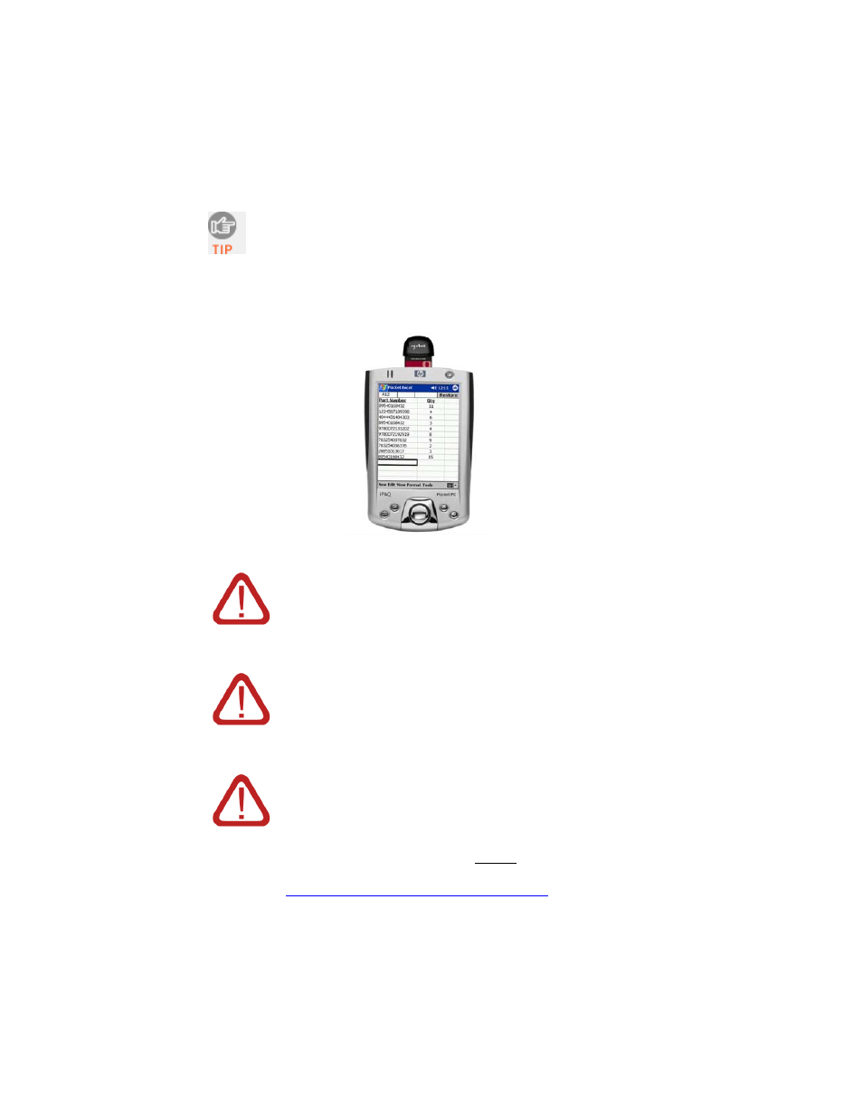 Step 3: insert the card, Step 3: insert the card 11 | Socket Mobile 3E User Manual | Page 11 / 46