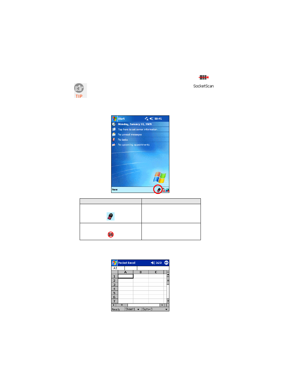 Step 5: scan data into your application, Step 5: scan data into your application 13 | Socket Mobile 3E User Manual | Page 13 / 46