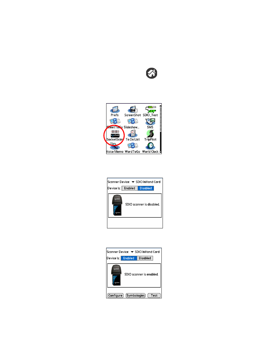Step 4: configure socketscan, Step 4: configure socketscan 24 | Socket Mobile 3E User Manual | Page 24 / 46
