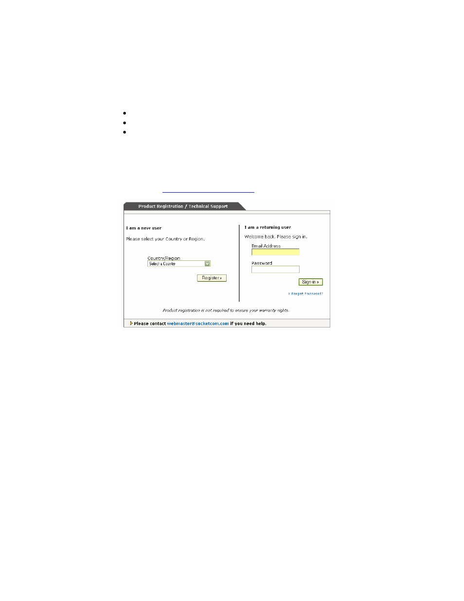 Package contents, Product registration | Socket Mobile 3E User Manual | Page 6 / 46
