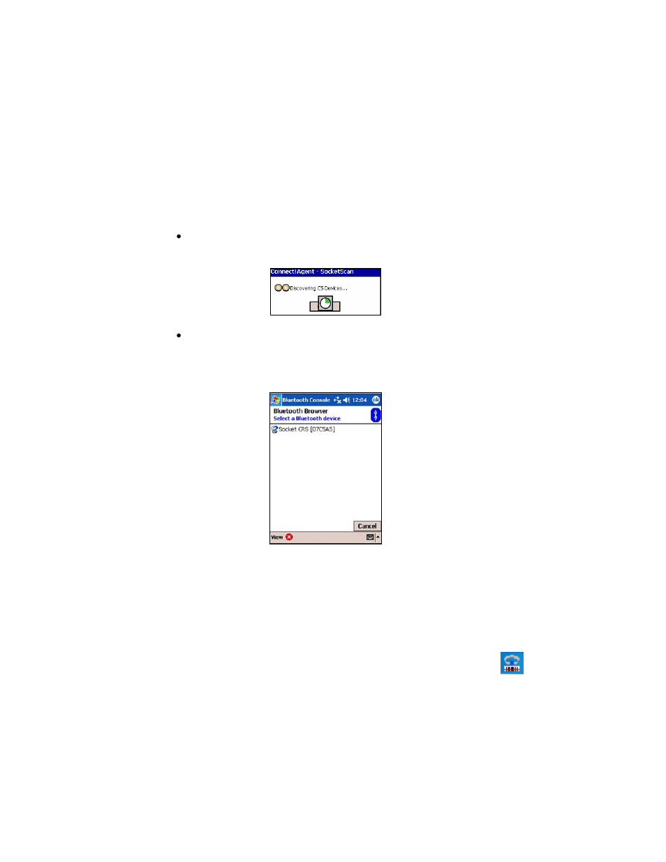 Step 3: connect crs to host device with bluetooth | Socket Mobile Series 9 User Manual | Page 21 / 68