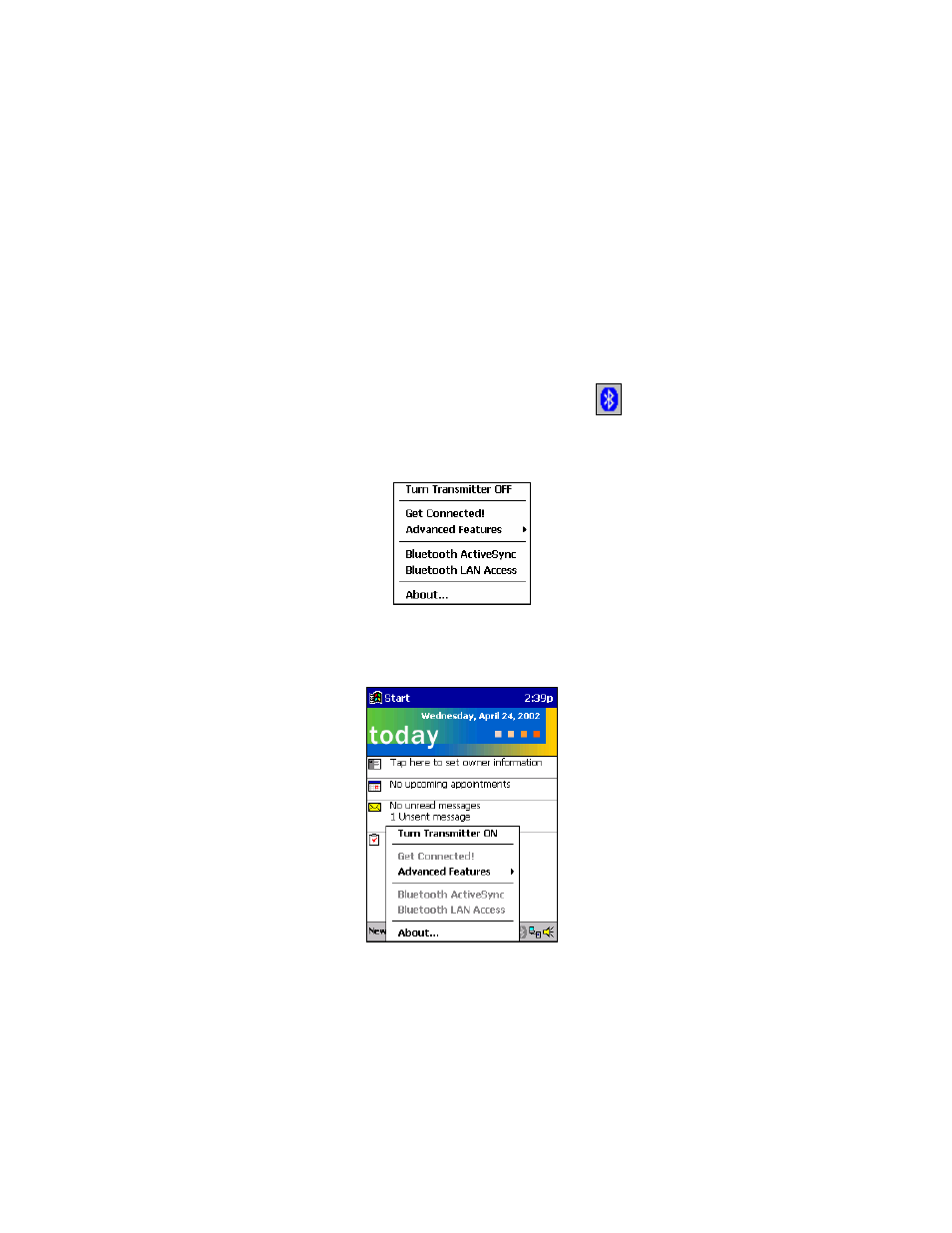 Chapter 3 features, Turn radio transmitter on/off | Socket Mobile SDIO User Manual | Page 29 / 89