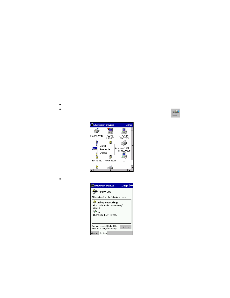 Bluetooth faxing, Bluetooth faxing 36 | Socket Mobile SDIO User Manual | Page 36 / 89