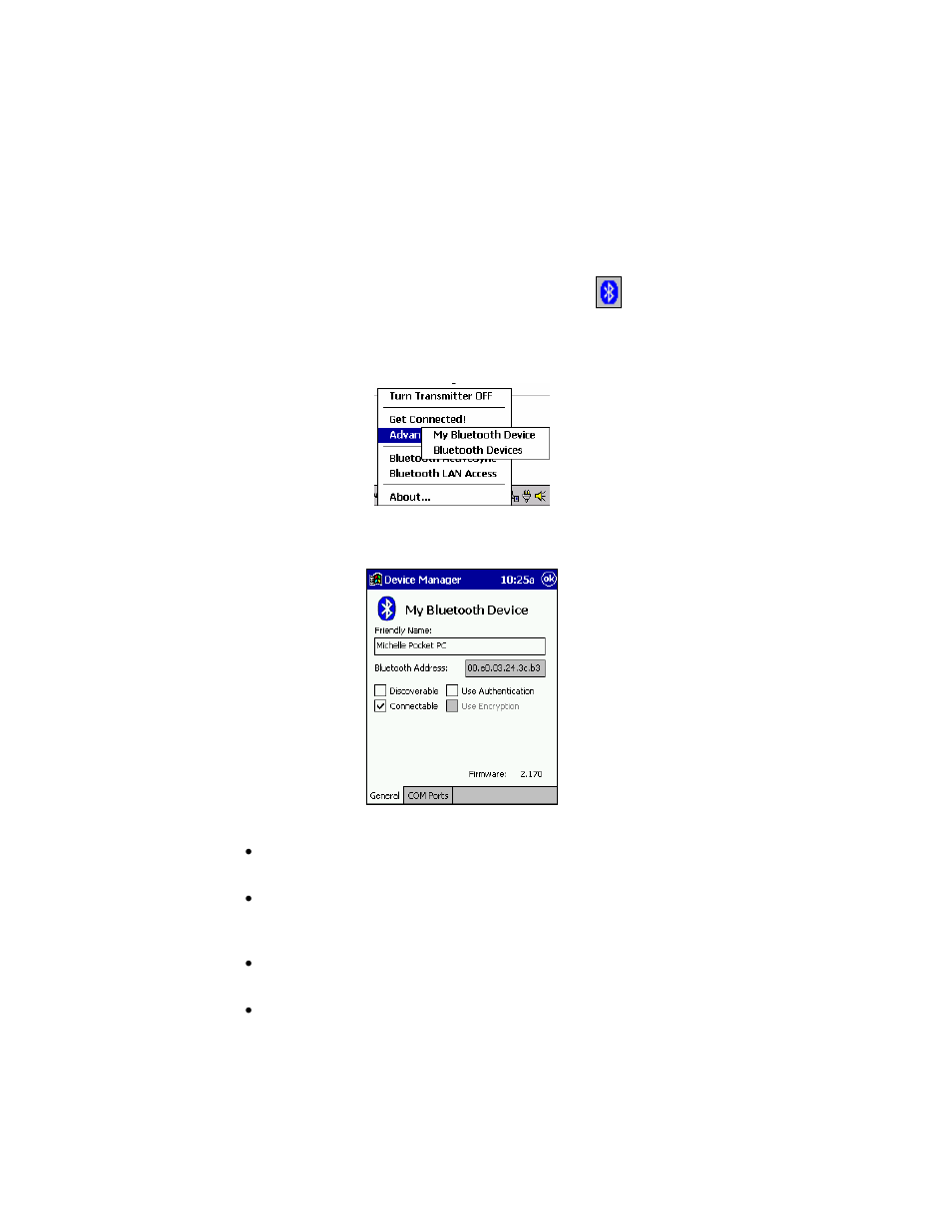 Set up your bluetooth card, Set up your bluetooth card 40 | Socket Mobile SDIO User Manual | Page 40 / 89