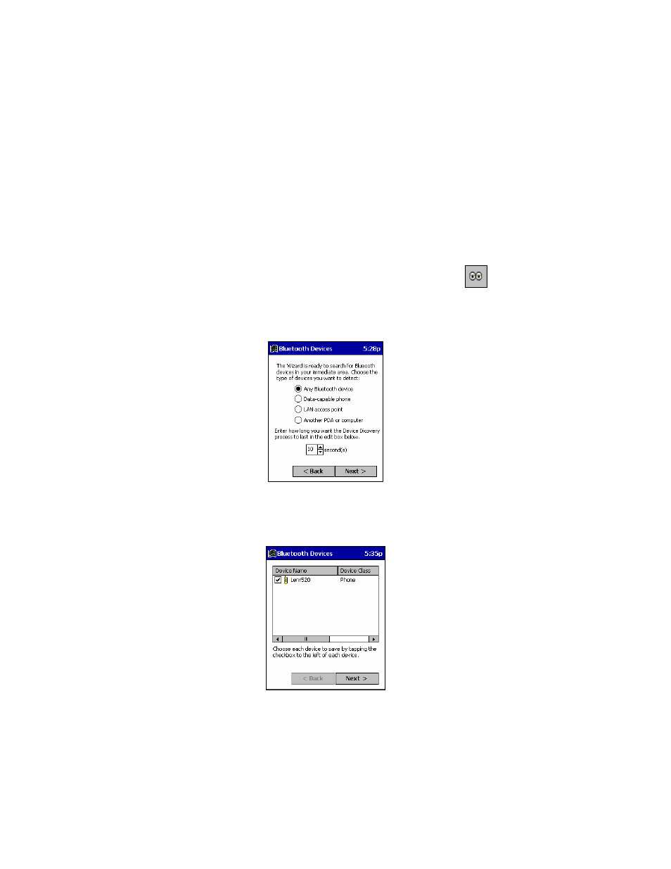 Discover bluetooth device(s), Discover bluetooth device(s) 42 | Socket Mobile SDIO User Manual | Page 42 / 89