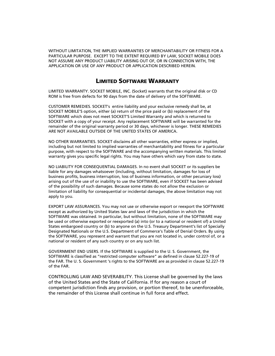 Socket Mobile Bluetooth iPAQ User Manual | Page 109 / 114
