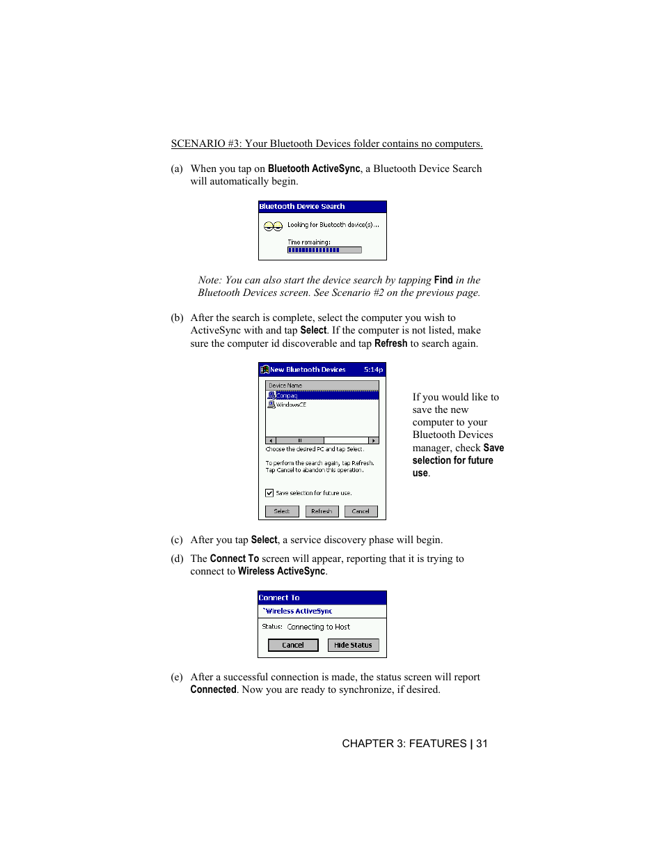 Socket Mobile CompactFlash/SDIO Connection Kit with Bluetooth Wireless Technology User Manual | Page 31 / 91