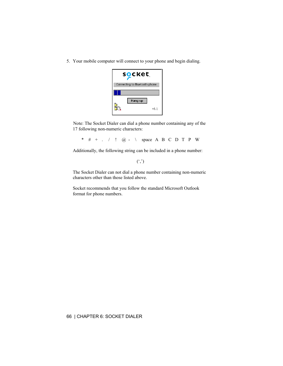 Socket Mobile CompactFlash/SDIO Connection Kit with Bluetooth Wireless Technology User Manual | Page 66 / 91