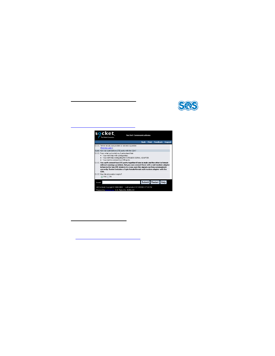 Appendix e technical support, E | technical support 43 | Socket Mobile Cordless Serial Adapter User Manual | Page 43 / 49