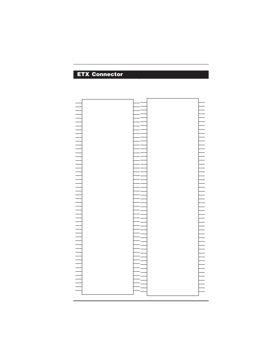 Etx2, Etx1, Etx connector | Socket Mobile EmETX-i602 User Manual | Page 10 / 11