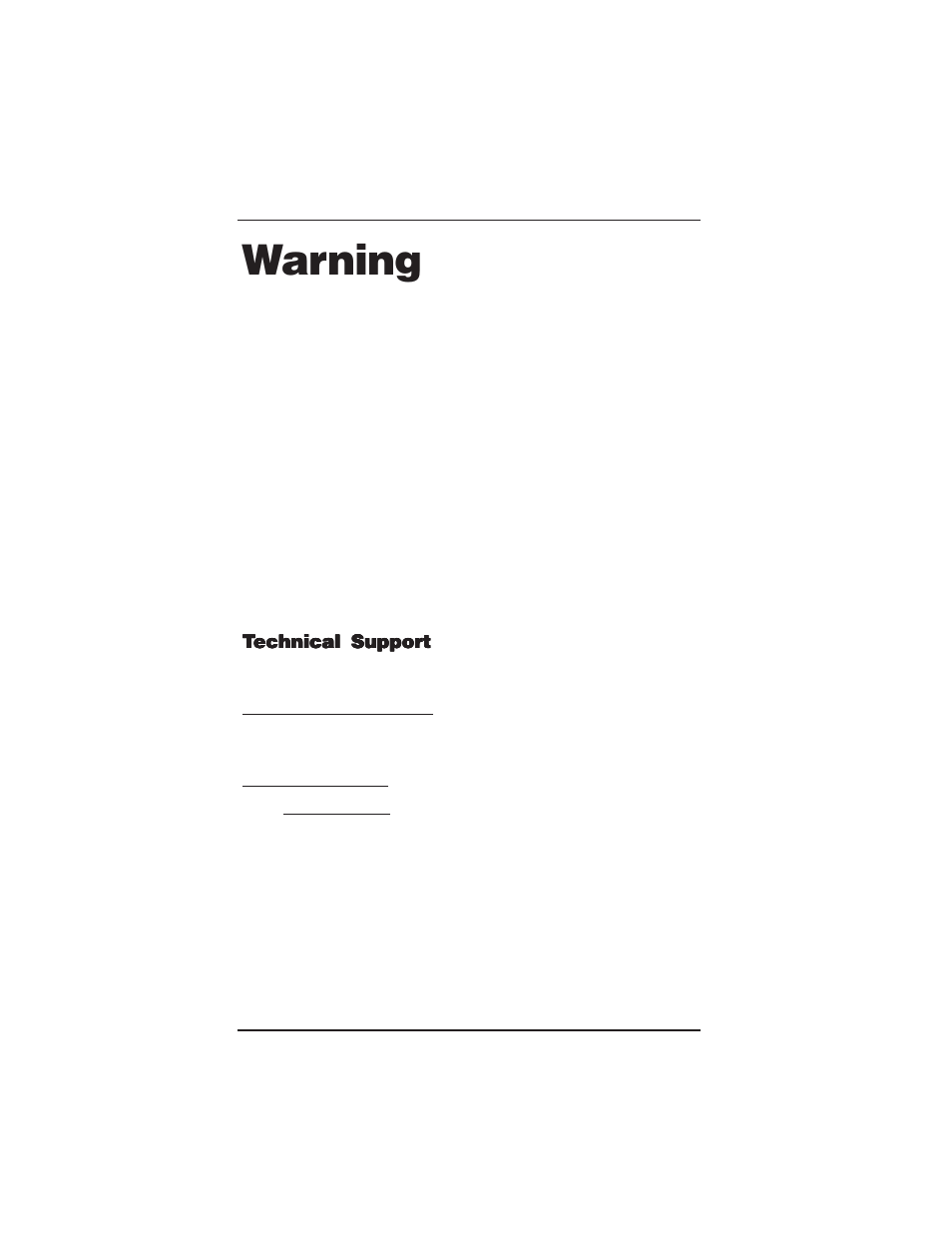 Warning | Socket Mobile EmETX-i602 User Manual | Page 3 / 11