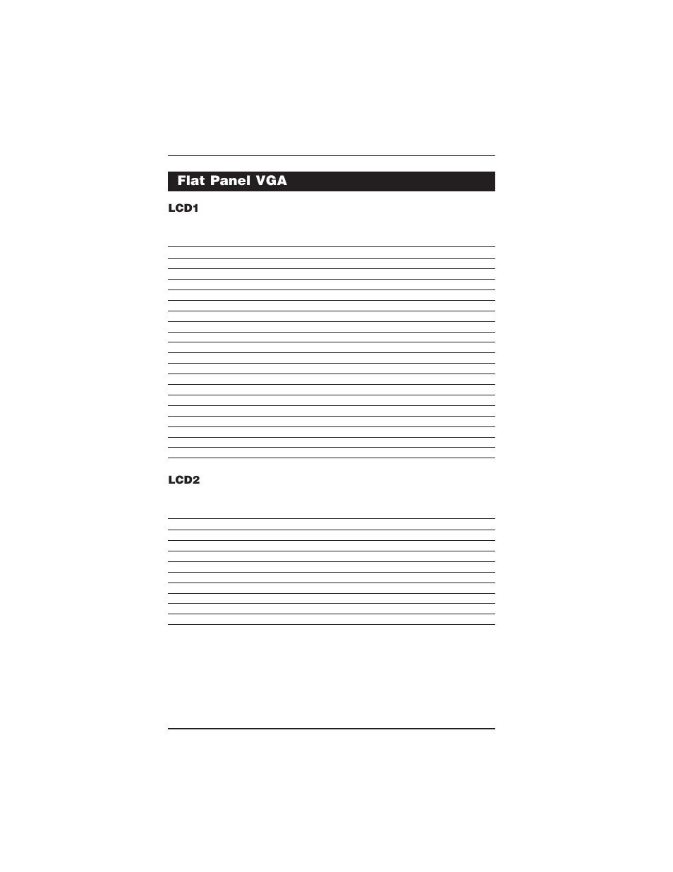 Flat panel vga | Socket Mobile EmETX-i602 User Manual | Page 9 / 11