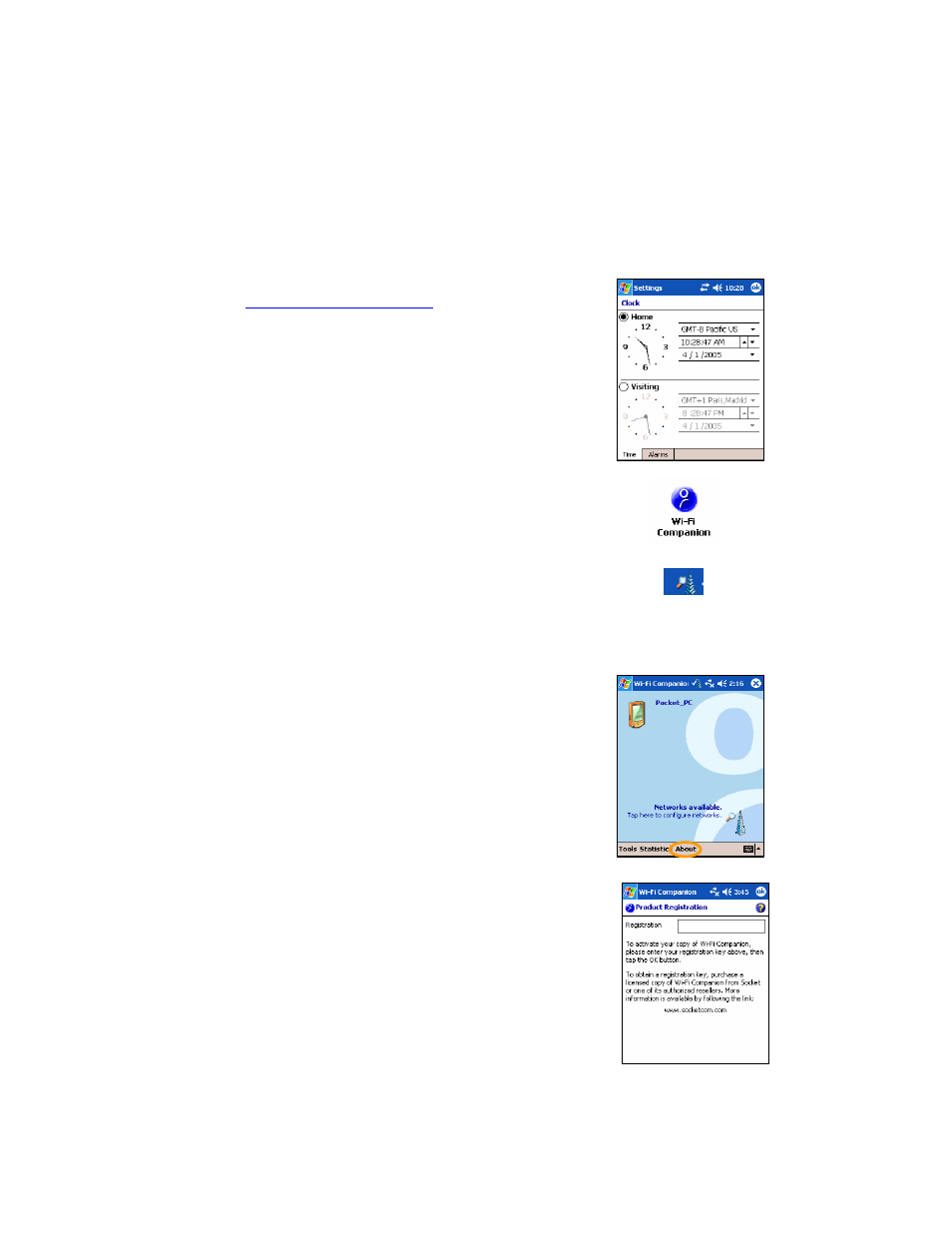 Software registration | Socket Mobile E500 User Manual | Page 22 / 63