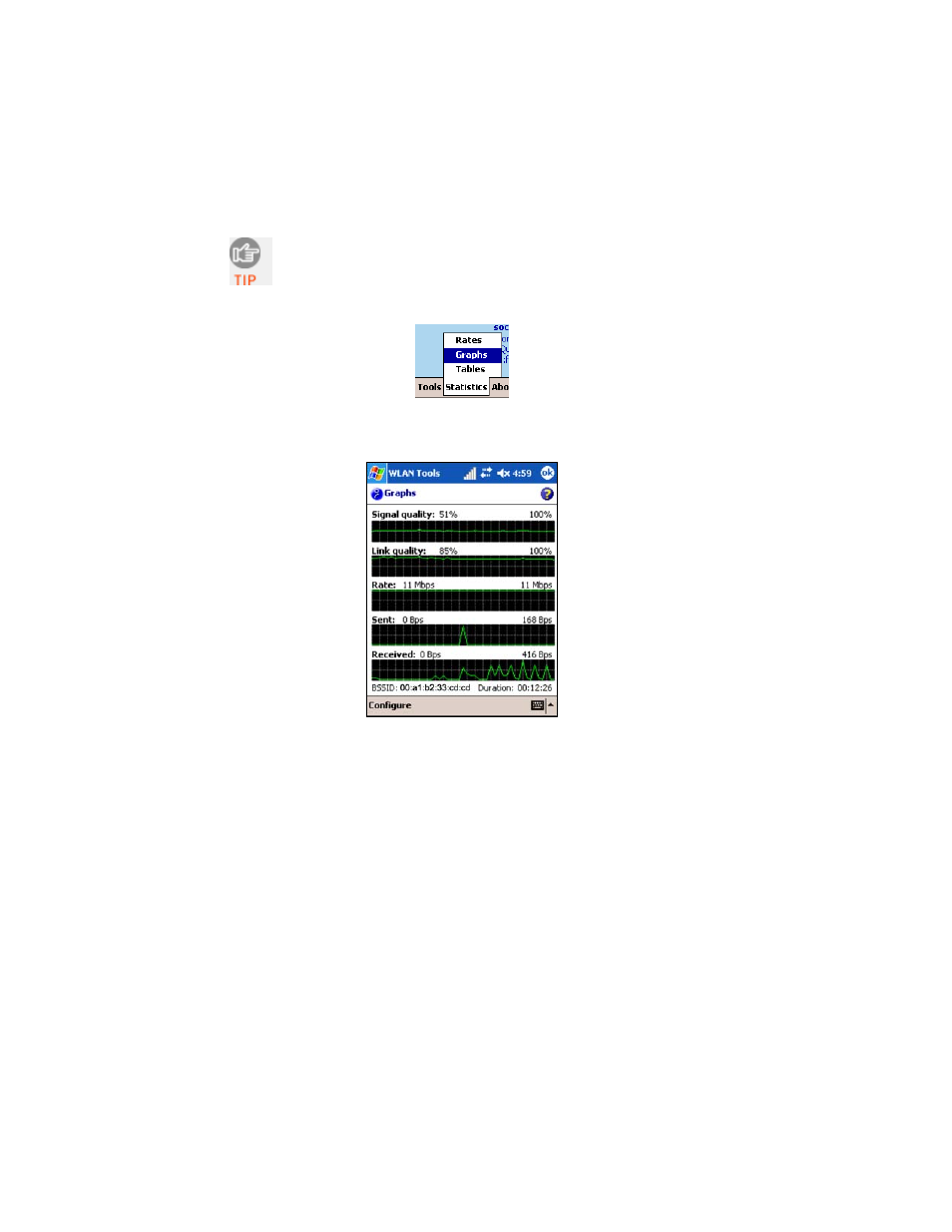 View graphs | Socket Mobile E500 User Manual | Page 46 / 63