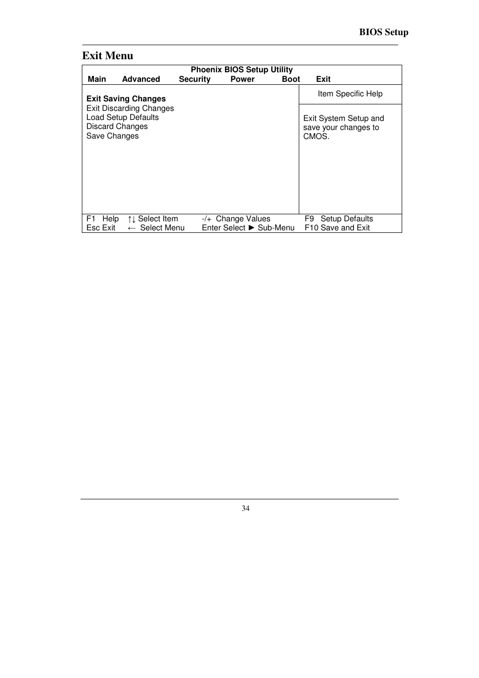 Exit menu | Socket Mobile RT786 RT786EX User Manual | Page 42 / 48