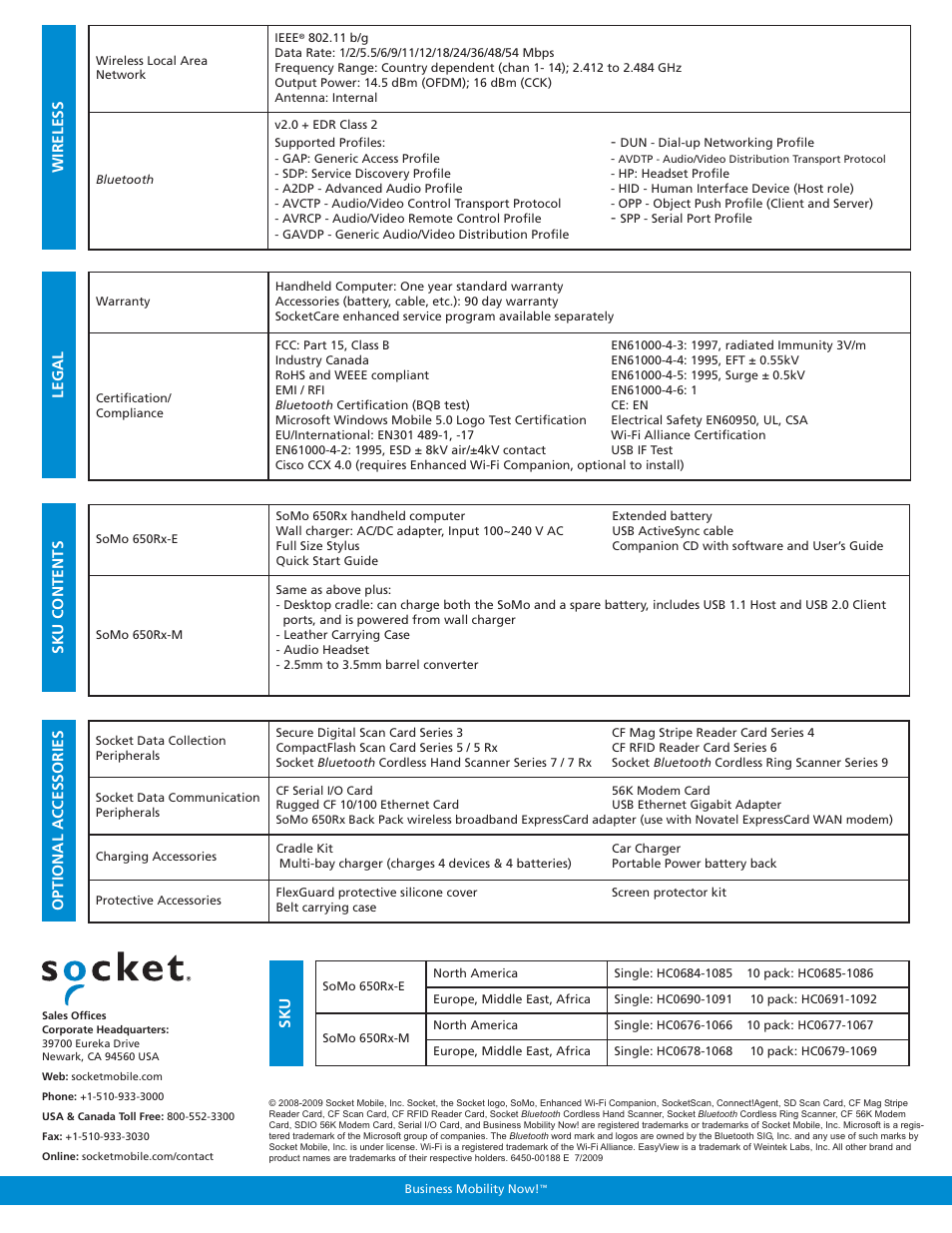Socket Mobile SOMO 650RX User Manual | Page 2 / 2