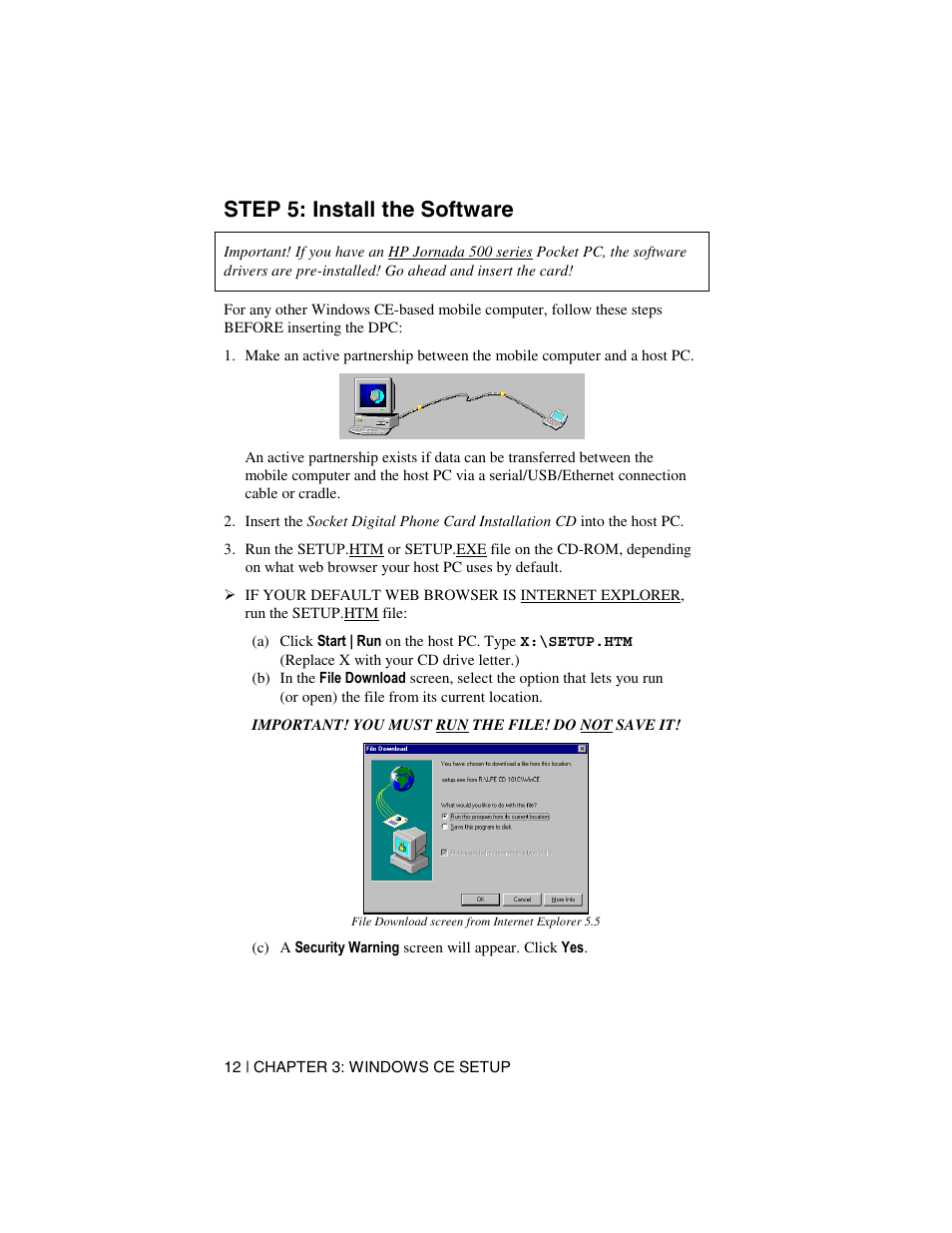Step 5: install the software | Socket Mobile Digital Phone Card for Data-Capable Mobile Phone User Manual | Page 14 / 69