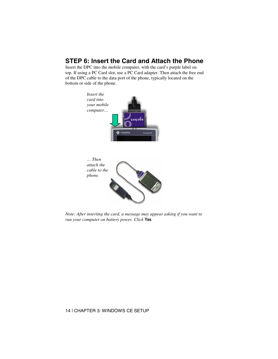 Step 6: insert the card and attach the phone | Socket Mobile Digital Phone Card for Data-Capable Mobile Phone User Manual | Page 16 / 69