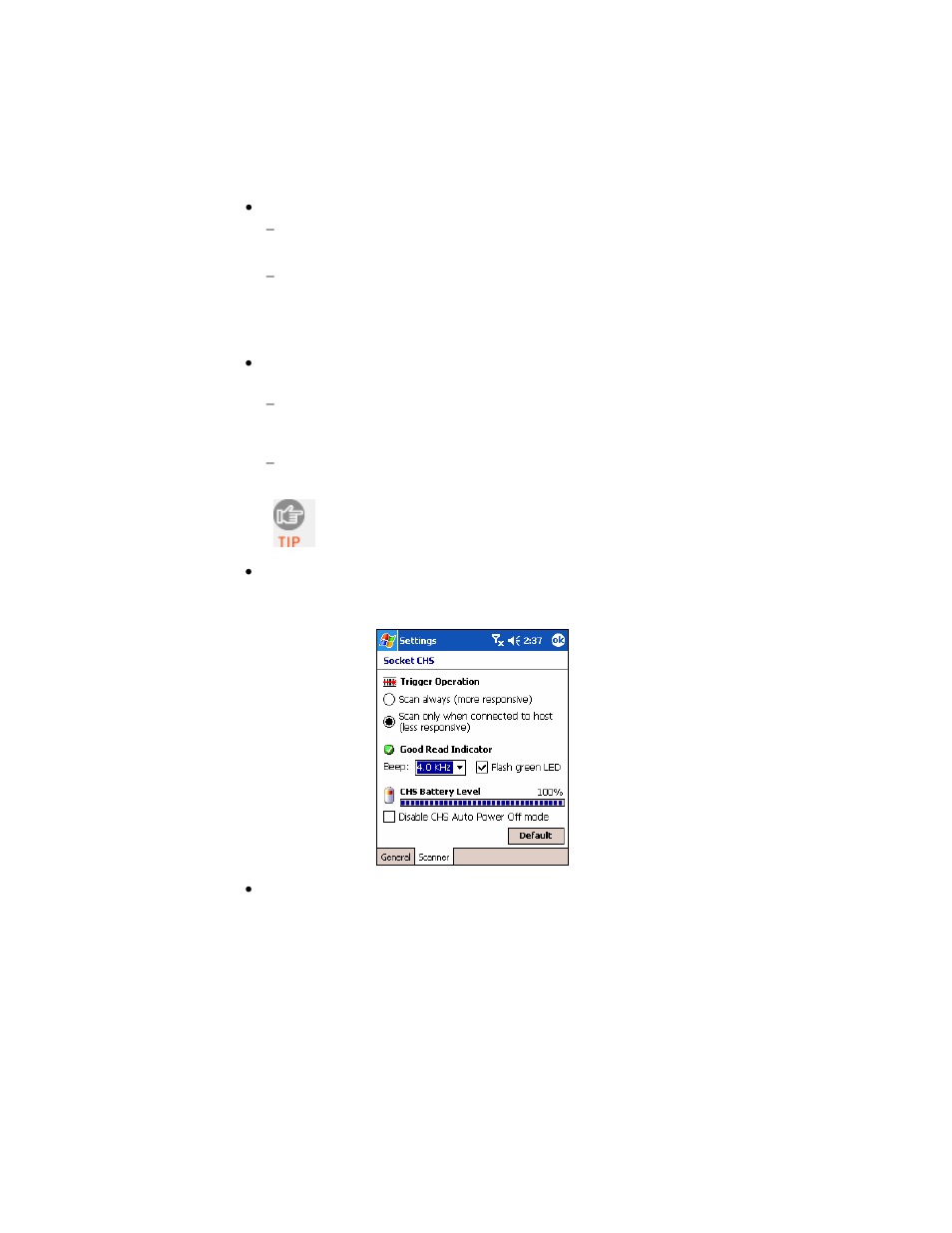 Socket Mobile 7 User Manual | Page 16 / 78