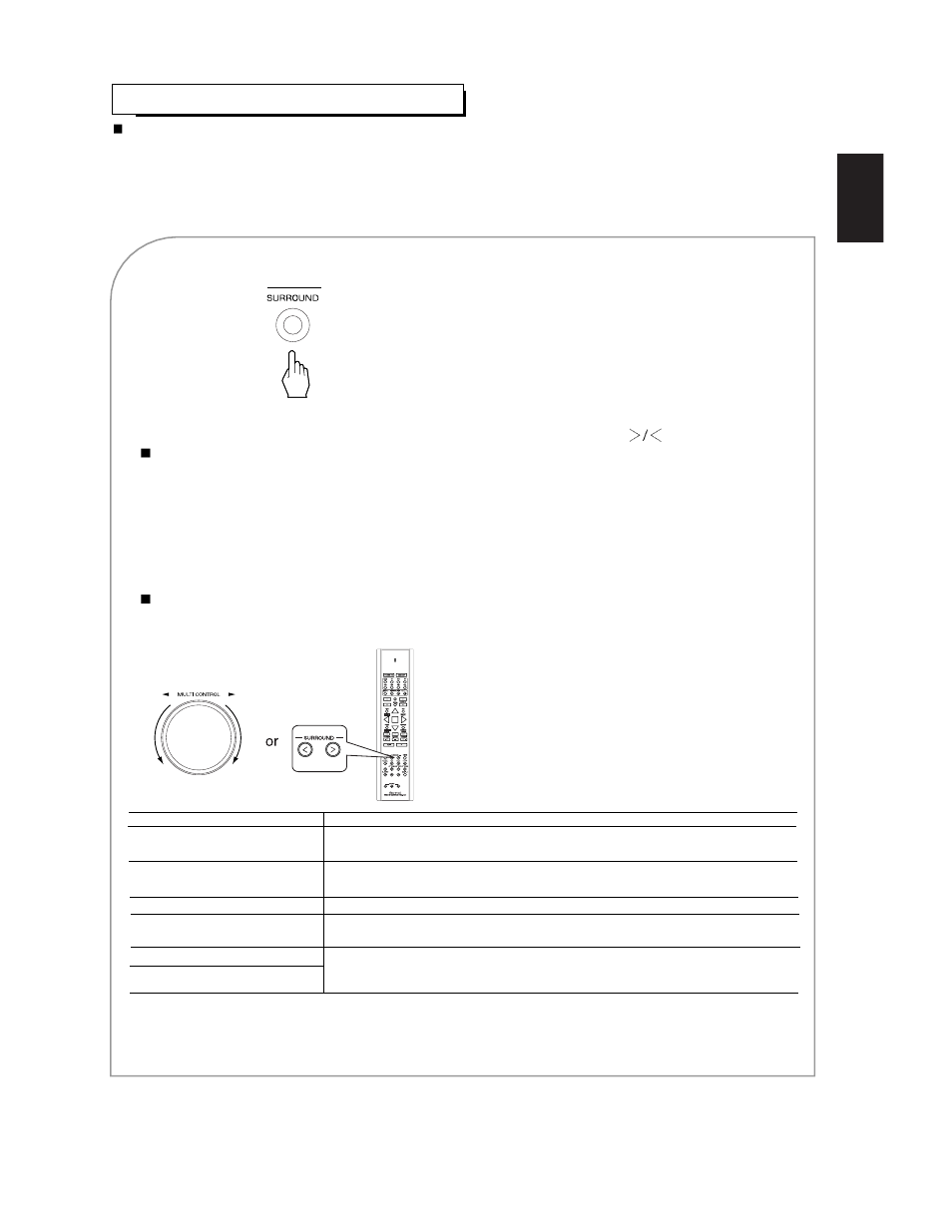 Enjoying surround sound | Sherwood R-771 User Manual | Page 26 / 65