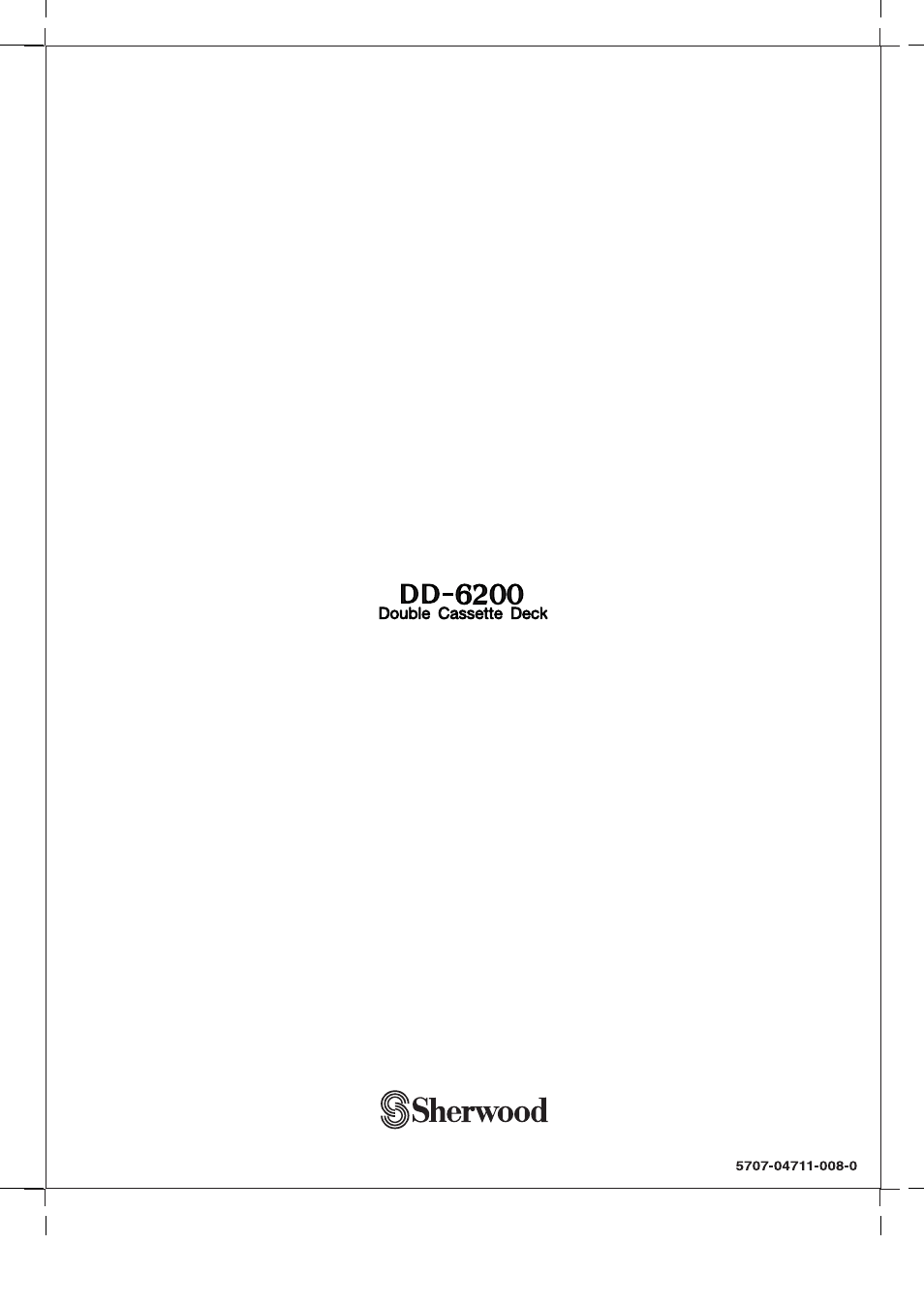 Sherwood DD-6200 User Manual | Page 18 / 18