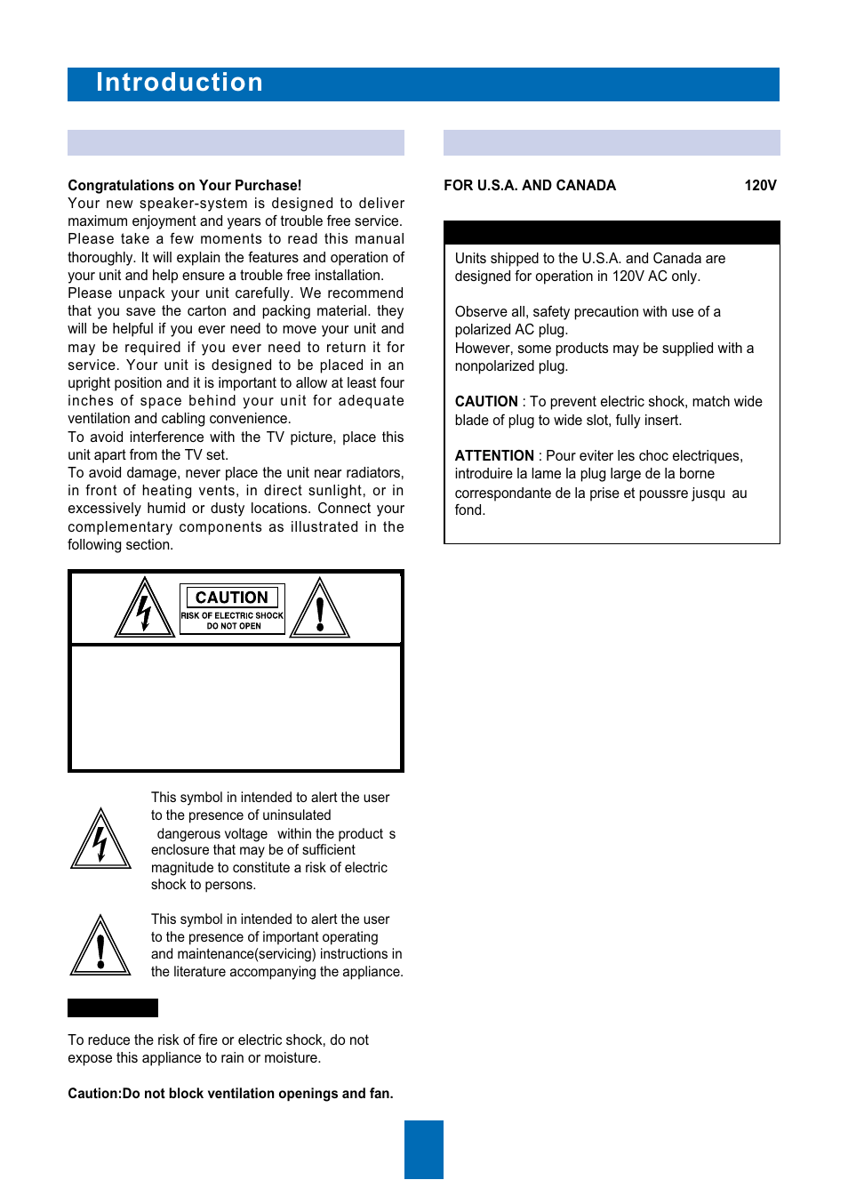 Introduction | Sherwood ST-4108F/R User Manual | Page 3 / 6