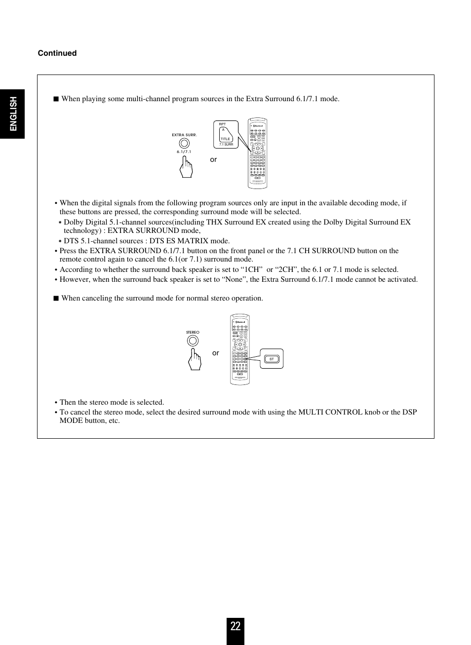 Sherwood R-863 User Manual | Page 22 / 48