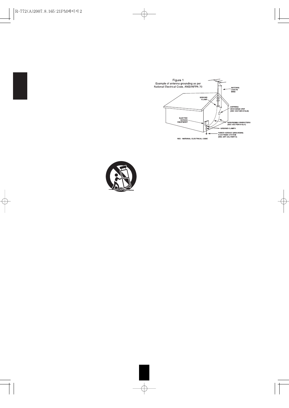 Safety instructions, English 2 | Sherwood R-772 User Manual | Page 2 / 79