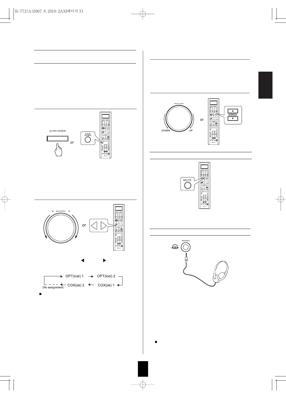 Sherwood R-772 User Manual | Page 31 / 79