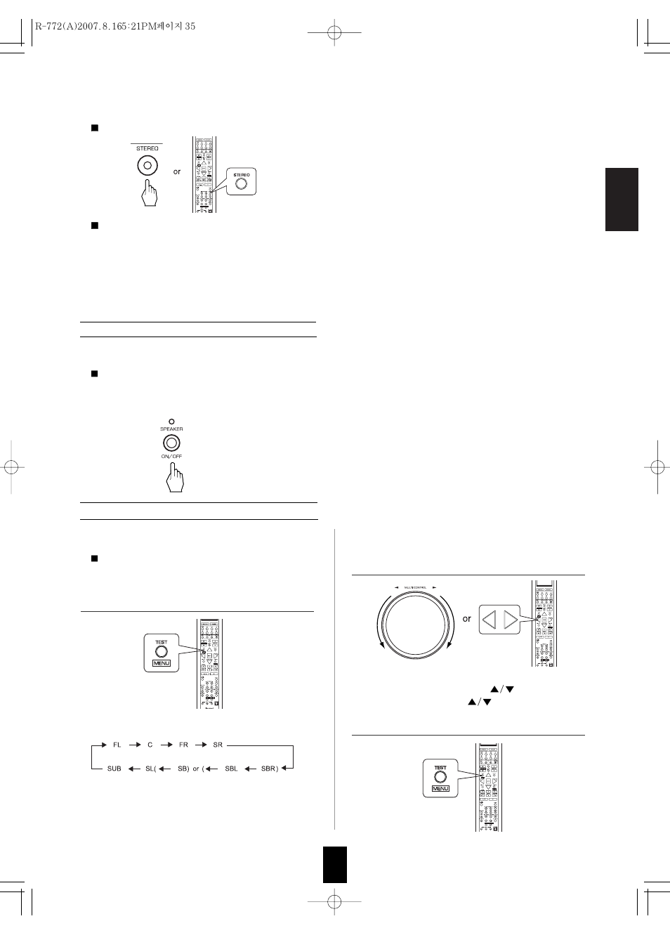 Sherwood R-772 User Manual | Page 35 / 79