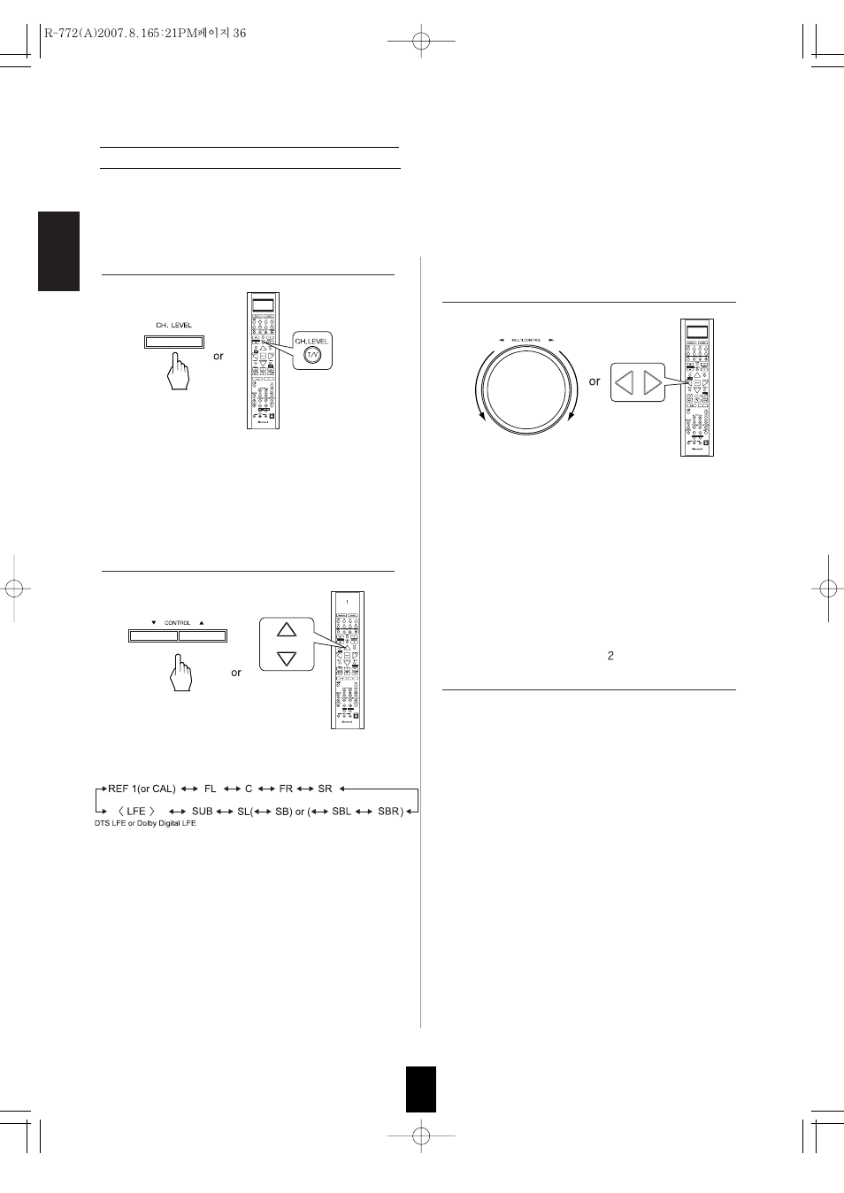 Sherwood R-772 User Manual | Page 36 / 79