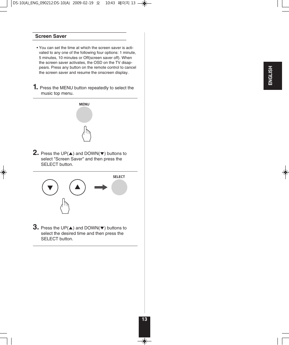 Sherwood DS-10 User Manual | Page 13 / 18