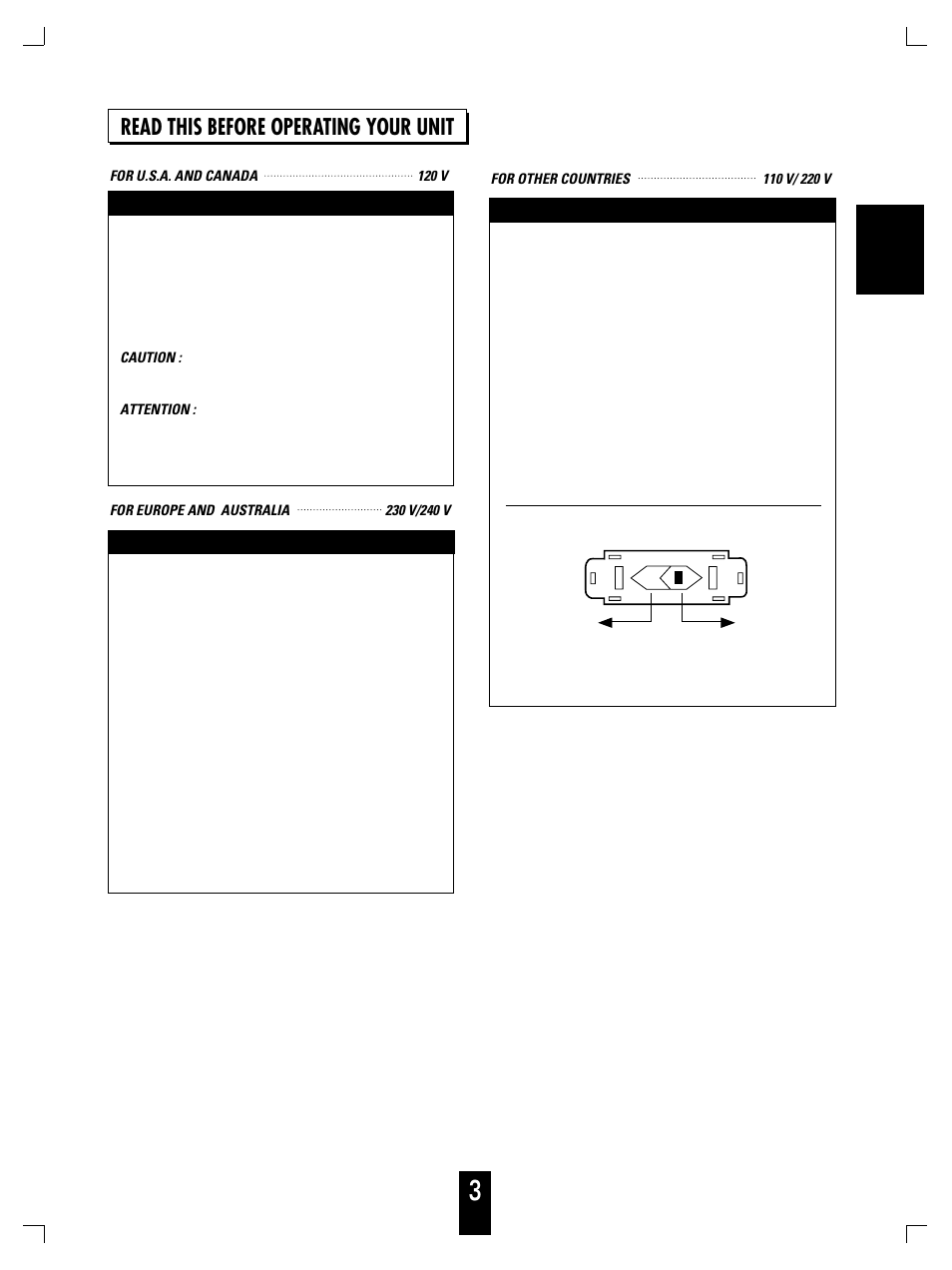 Introduction 3, Read this before operating your unit | Sherwood TX-5090C User Manual | Page 3 / 17
