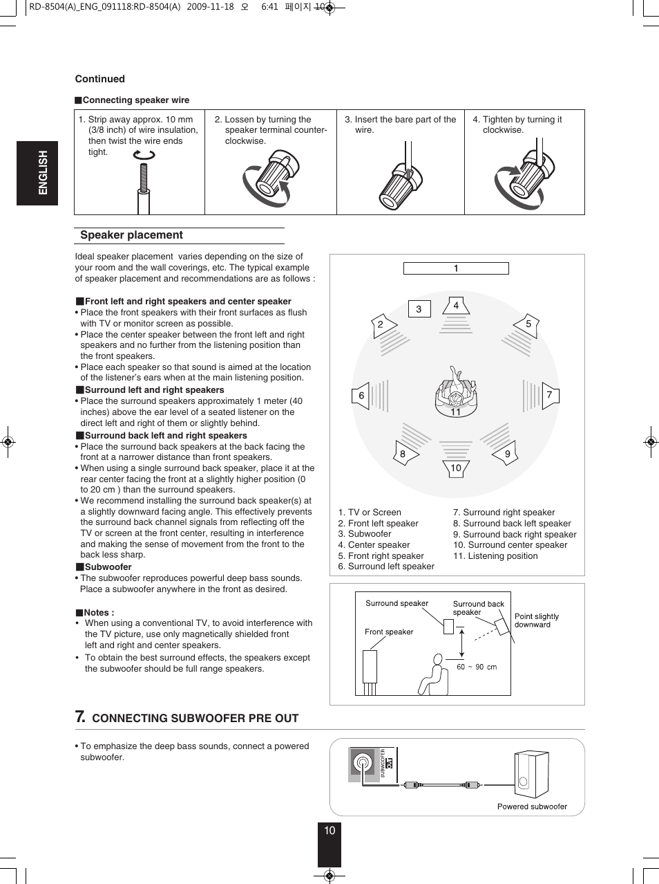 Sherwood RD-8504 User Manual | Page 10 / 71