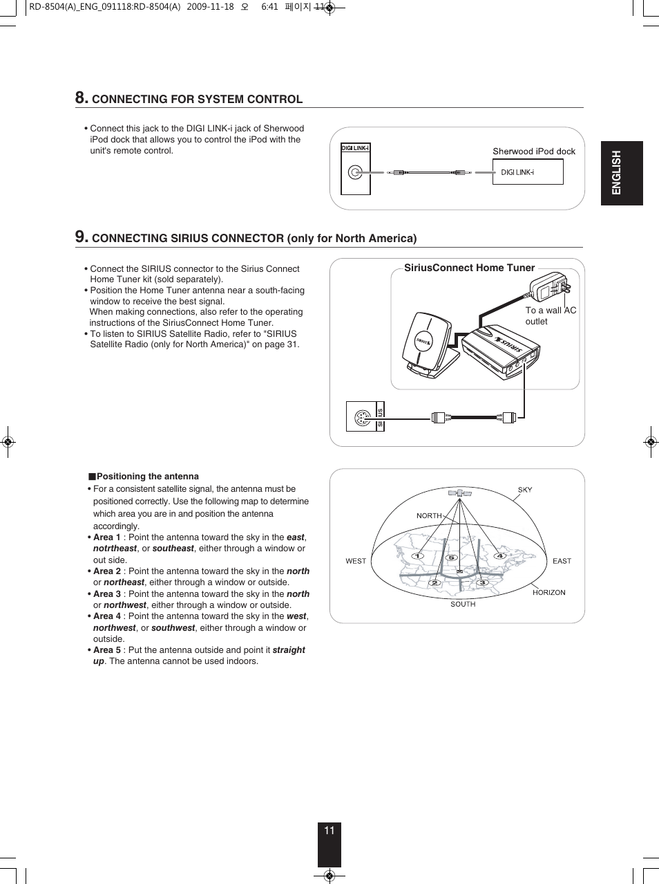 Sherwood RD-8504 User Manual | Page 11 / 71