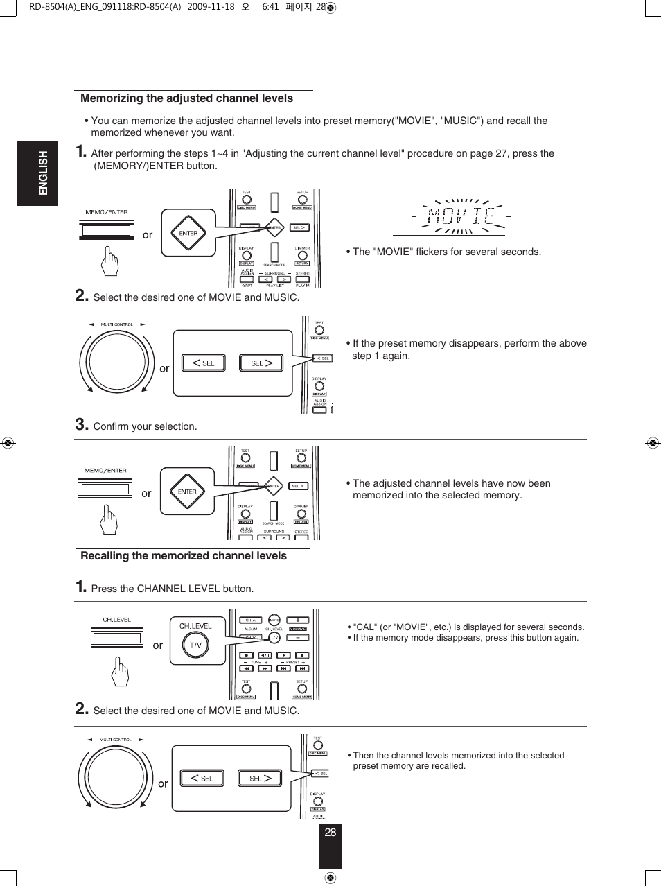 Sherwood RD-8504 User Manual | Page 28 / 71