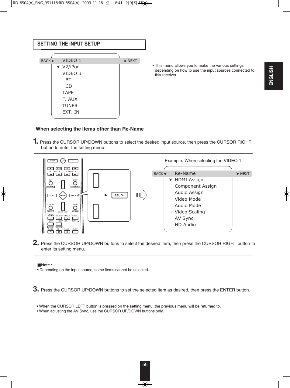 Sherwood RD-8504 User Manual | Page 55 / 71