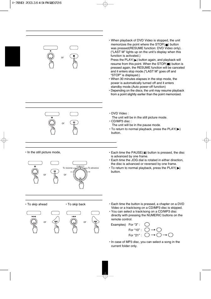 Sherwood V-768 User Manual | Page 15 / 44