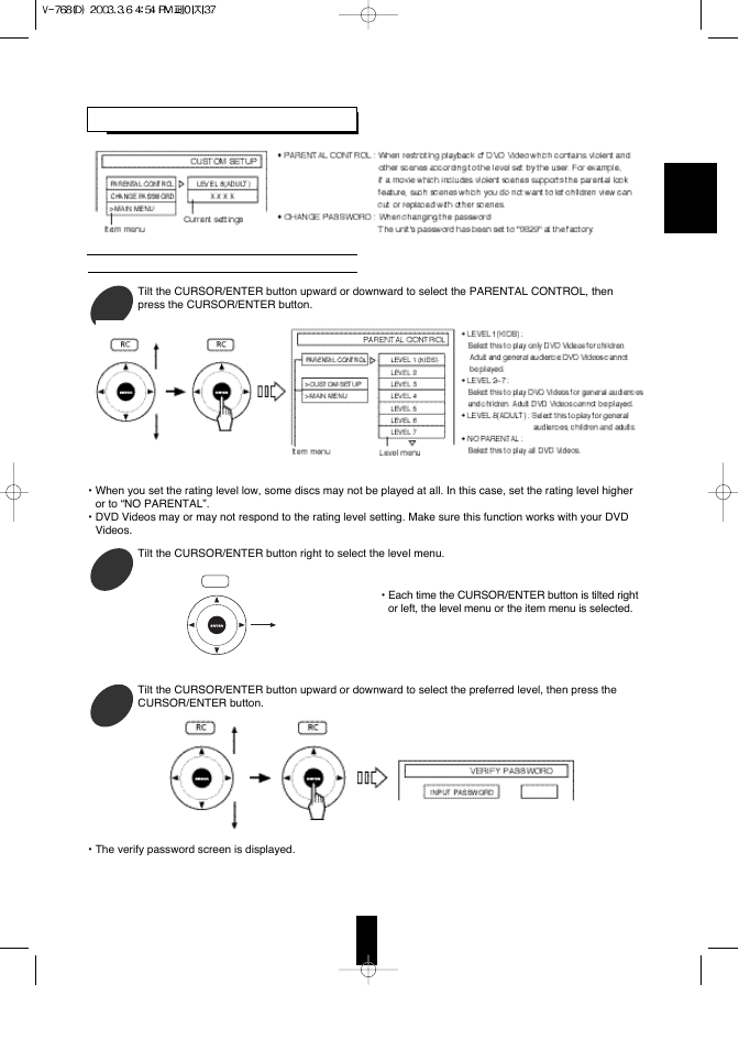 Sherwood V-768 User Manual | Page 36 / 44