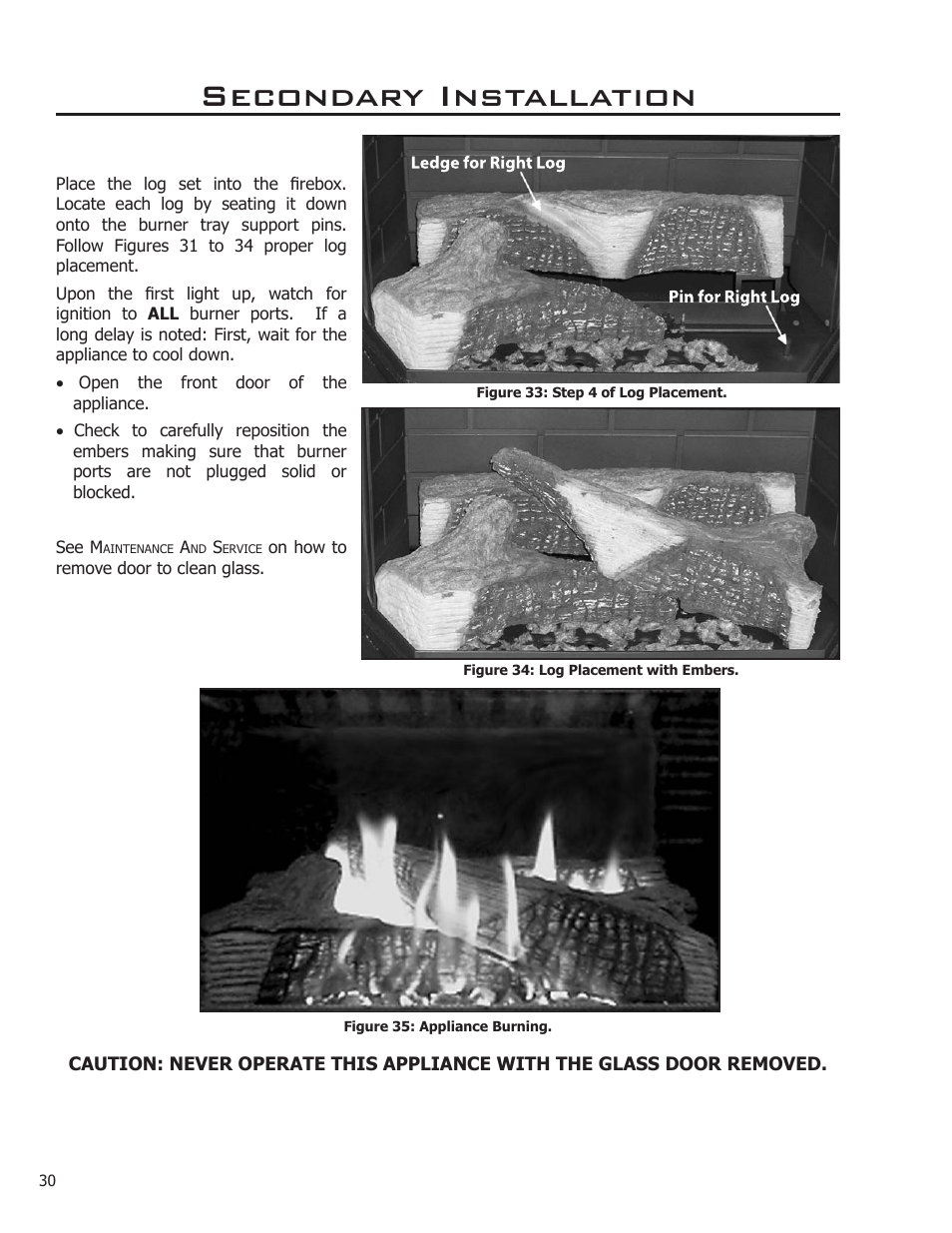 Secondary installation | Sherwood Enviro EG40 DV User Manual | Page 30 / 39