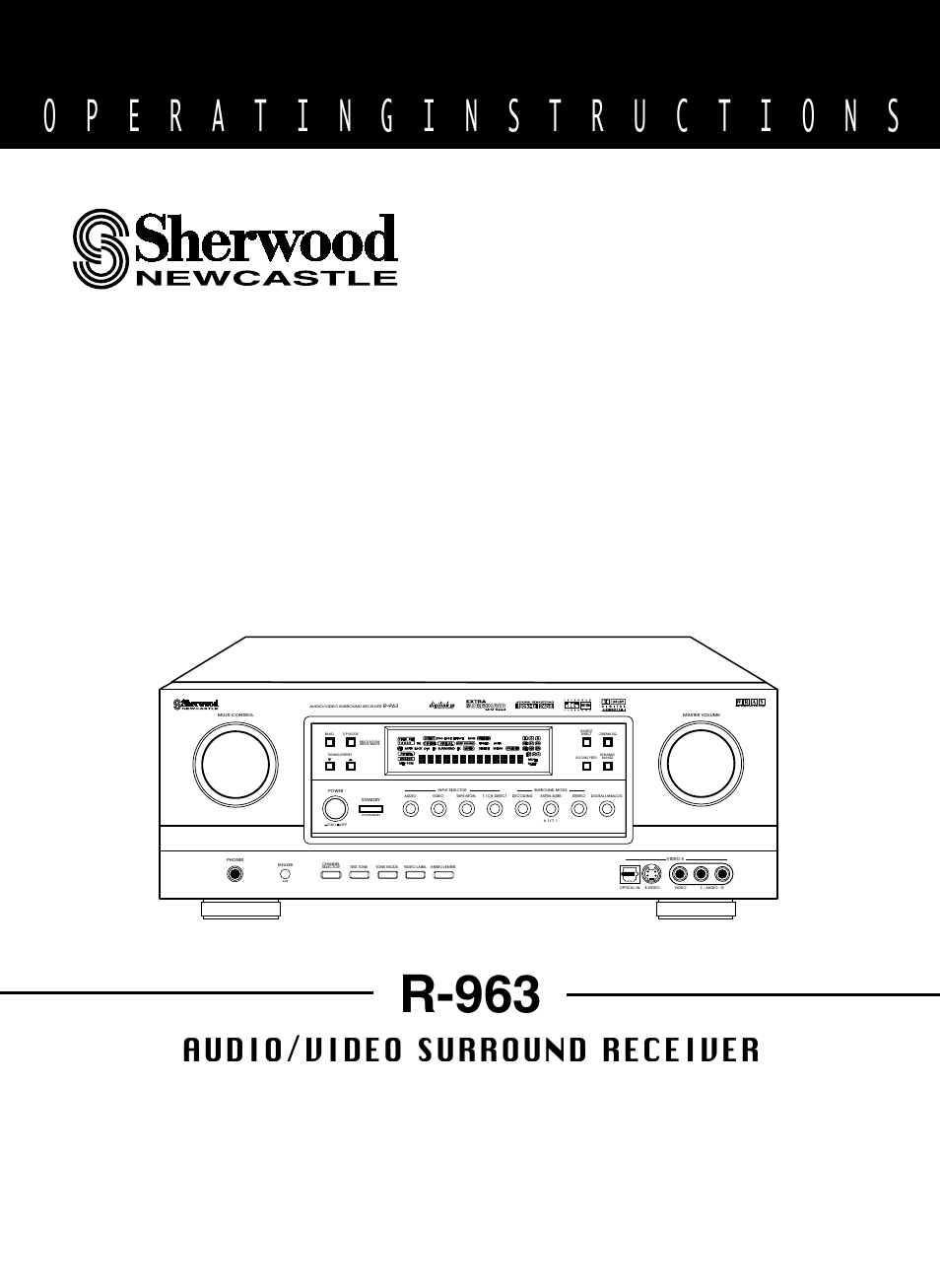 Sherwood R-963 User Manual | 54 pages