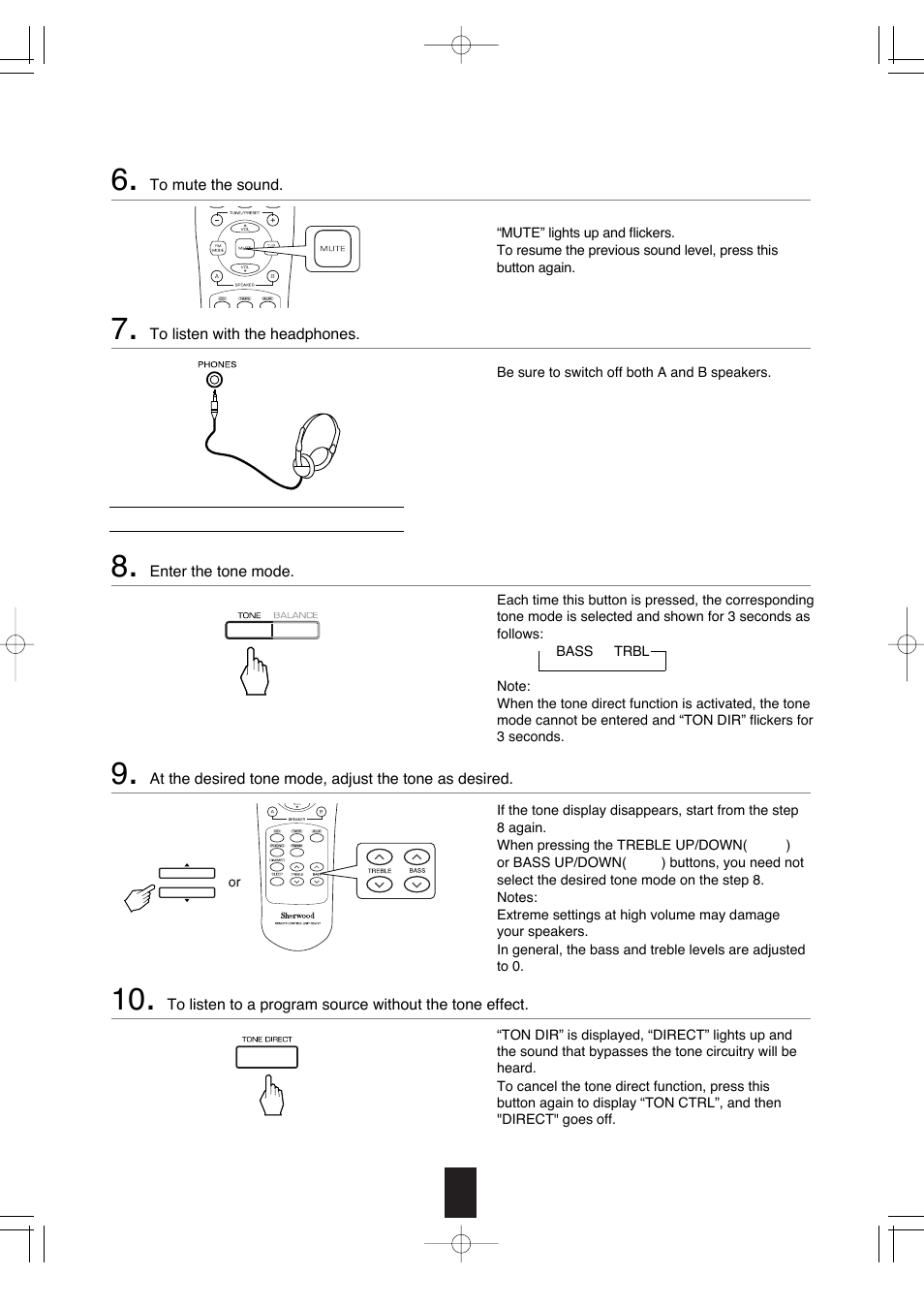 Sherwood RX-4109 User Manual | Page 12 / 18