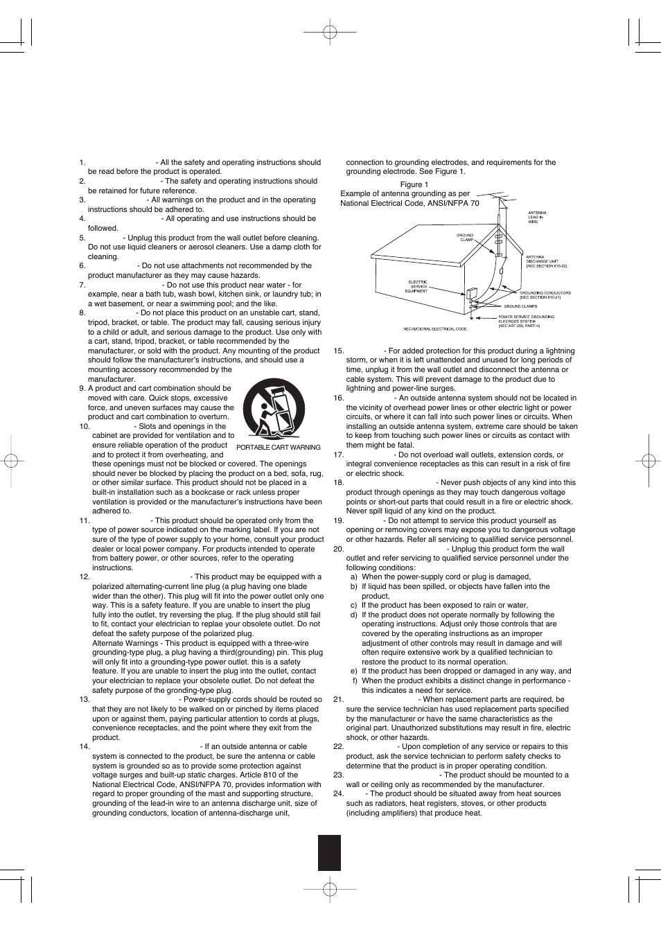 Safety instructions | Sherwood RX-4109 User Manual | Page 4 / 18