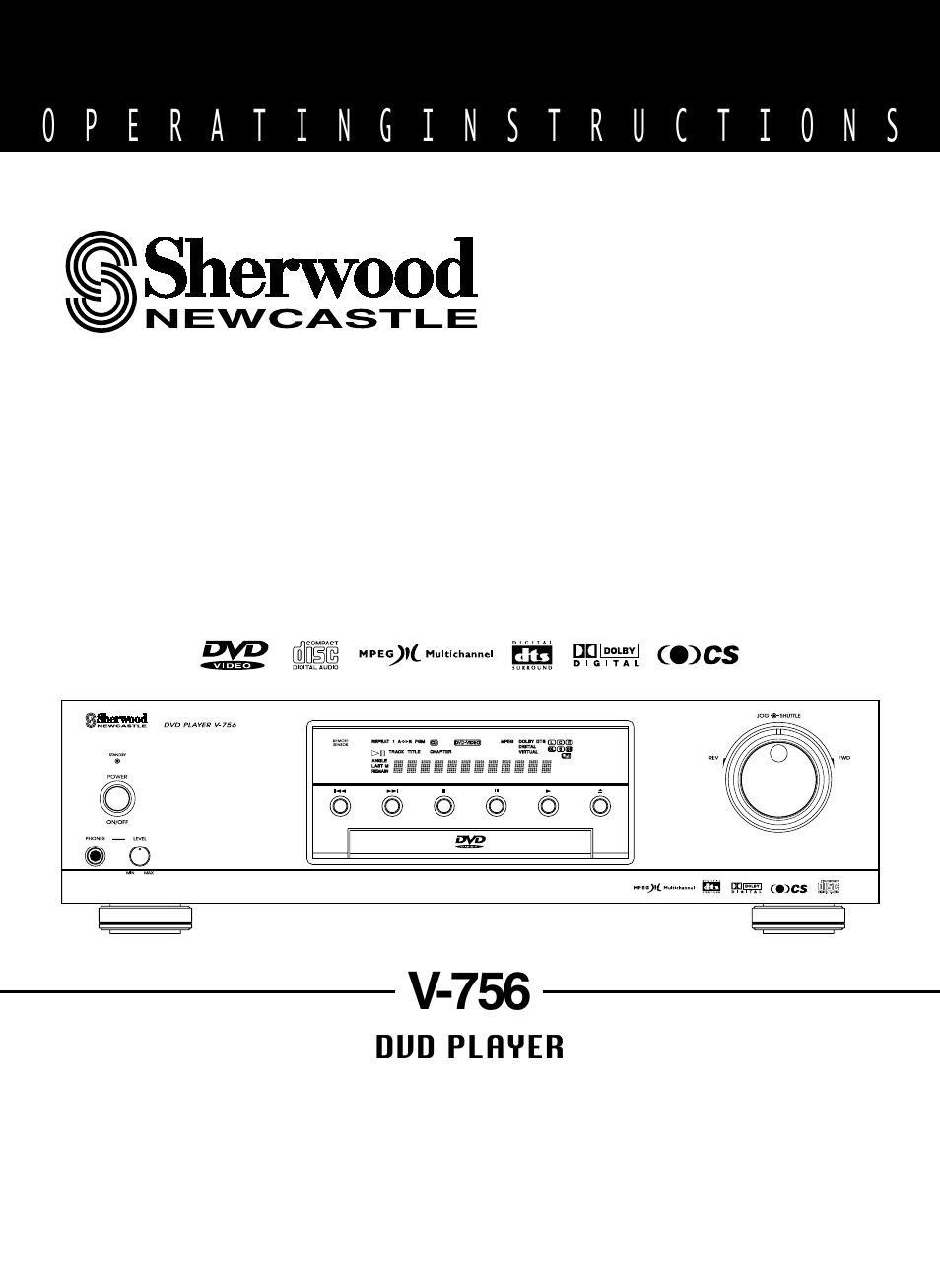 Sherwood V-756 User Manual | 48 pages