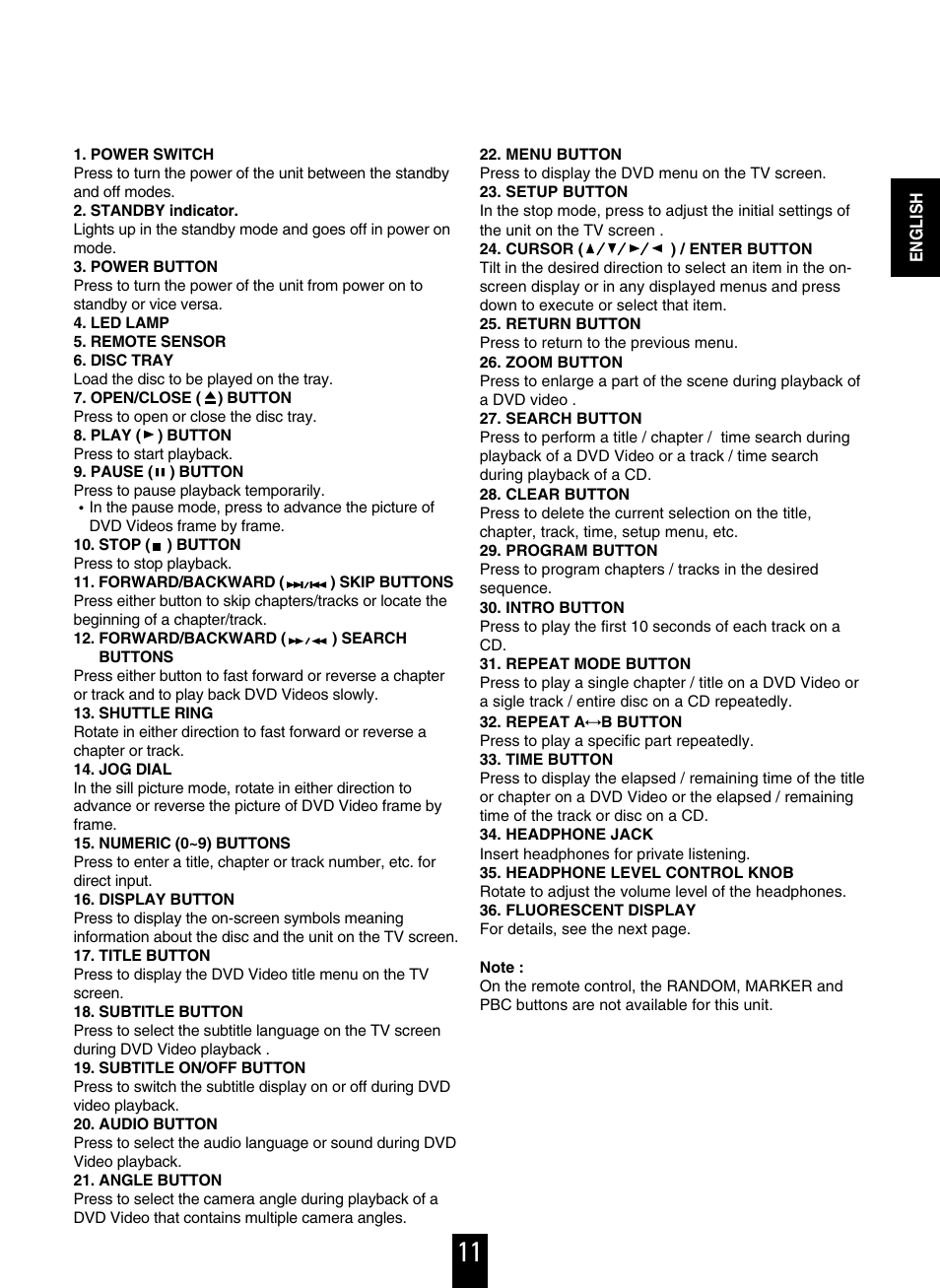 Sherwood V-756 User Manual | Page 11 / 48