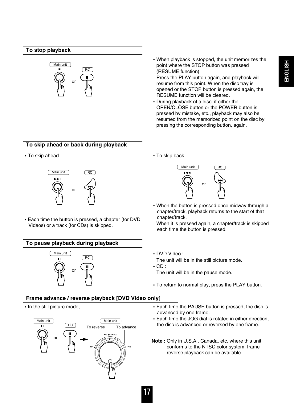 Sherwood V-756 User Manual | Page 17 / 48