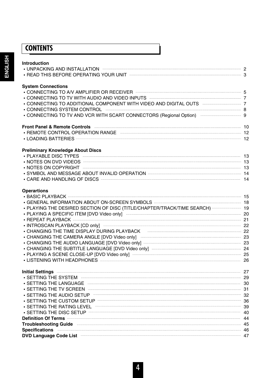 Sherwood V-756 User Manual | Page 4 / 48